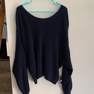 Lucky Brand 💕 NWT Slouchy Sweater in Navy